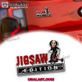 Jig Saw Edition Halloween Car Emblem Sticker