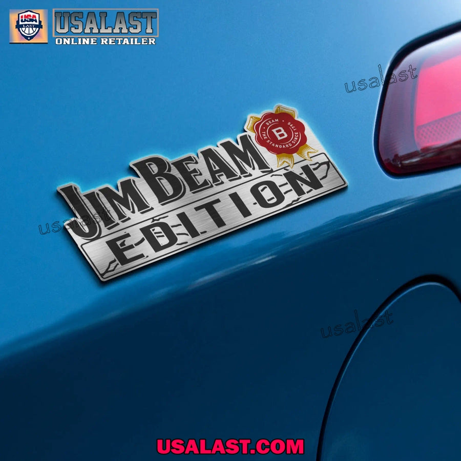 Jim Beam Edition Custom 3D Car Badge Sticker