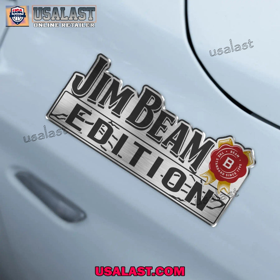 Jim Beam Edition Custom 3D Car Badge Sticker