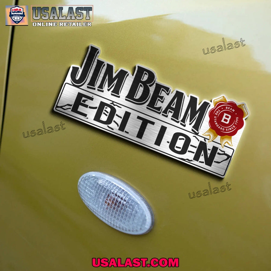 Jim Beam Edition Custom 3D Car Badge Sticker