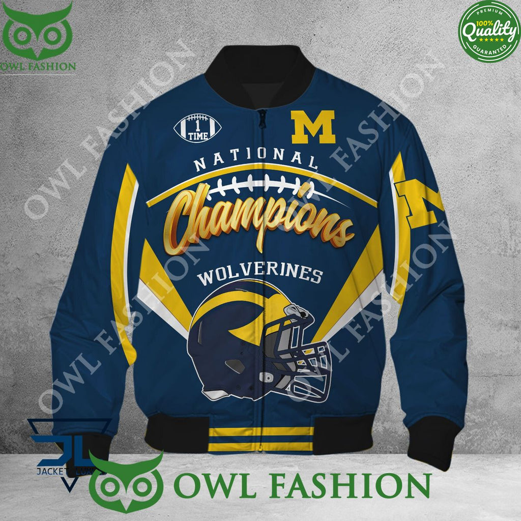 Jim harbaugh Michigan Wolverines 1 time Champions National 2023 hoodie shirt