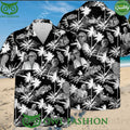 Jimmy Buffett Black White Hawaiian Shirt Beach Vibe Limited