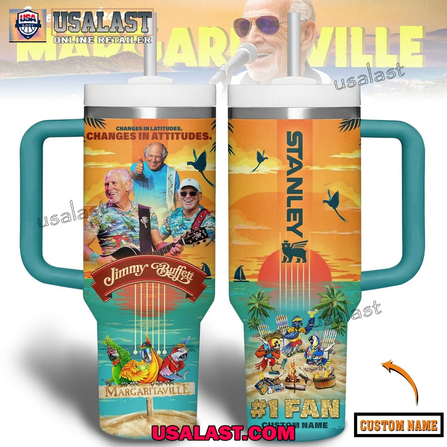 Jimmy Buffett Inspired Stanley 40oz Tumbler