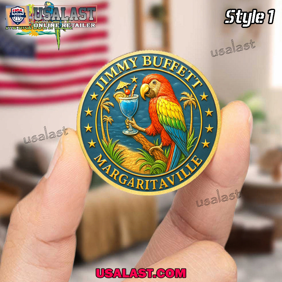 Jimmy Buffett Margaritaville Anniversary Commemorative Coin