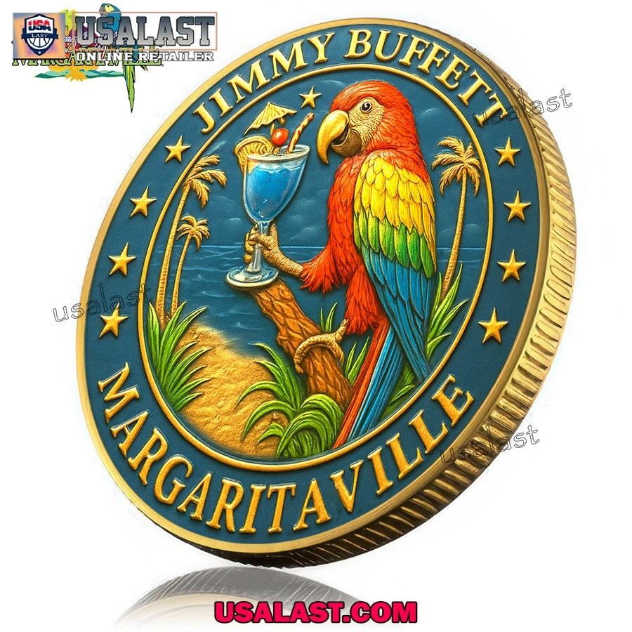 Jimmy Buffett Margaritaville Anniversary Commemorative Coin