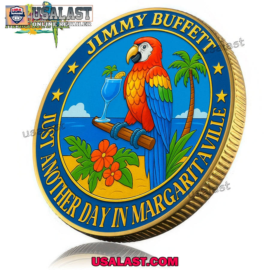 Jimmy Buffett Margaritaville Anniversary Commemorative Coin