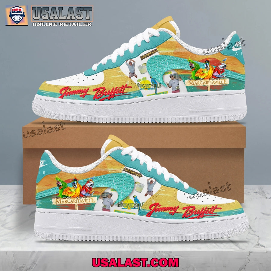 Jimmy Buffett Margaritaville Custom Air Force Shoes