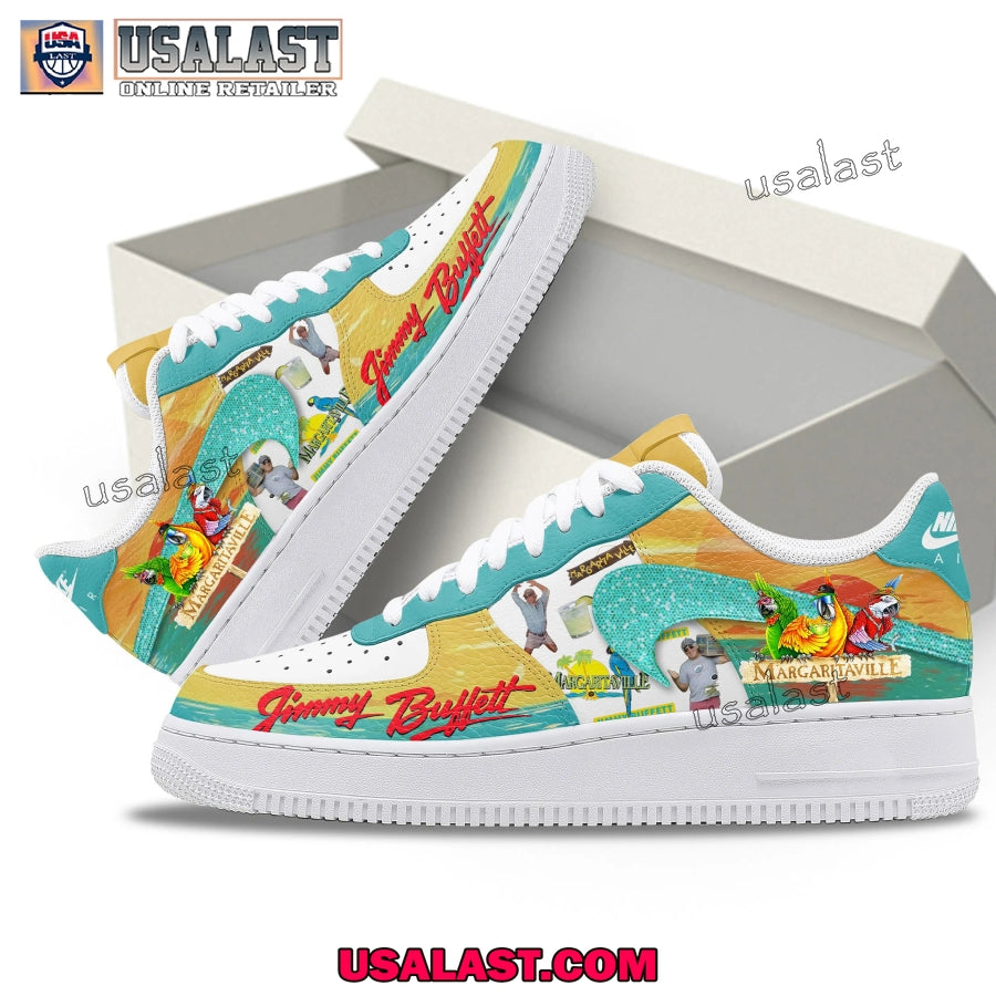 Jimmy Buffett Margaritaville Custom Air Force Shoes