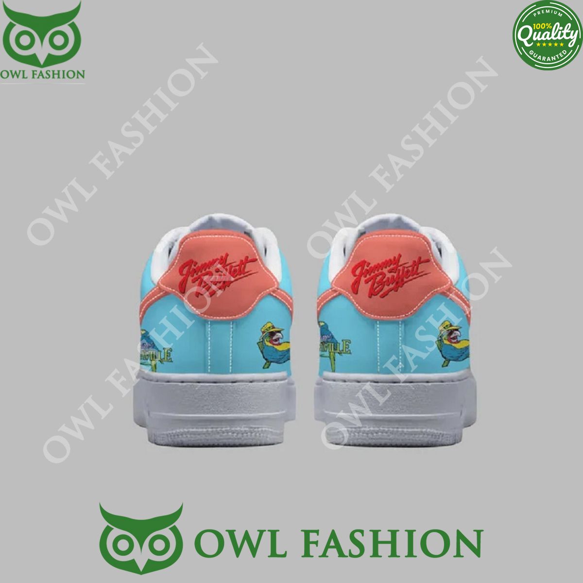 Jimmy Buffett Margaritaville Song Air Force 1 Sneaker
