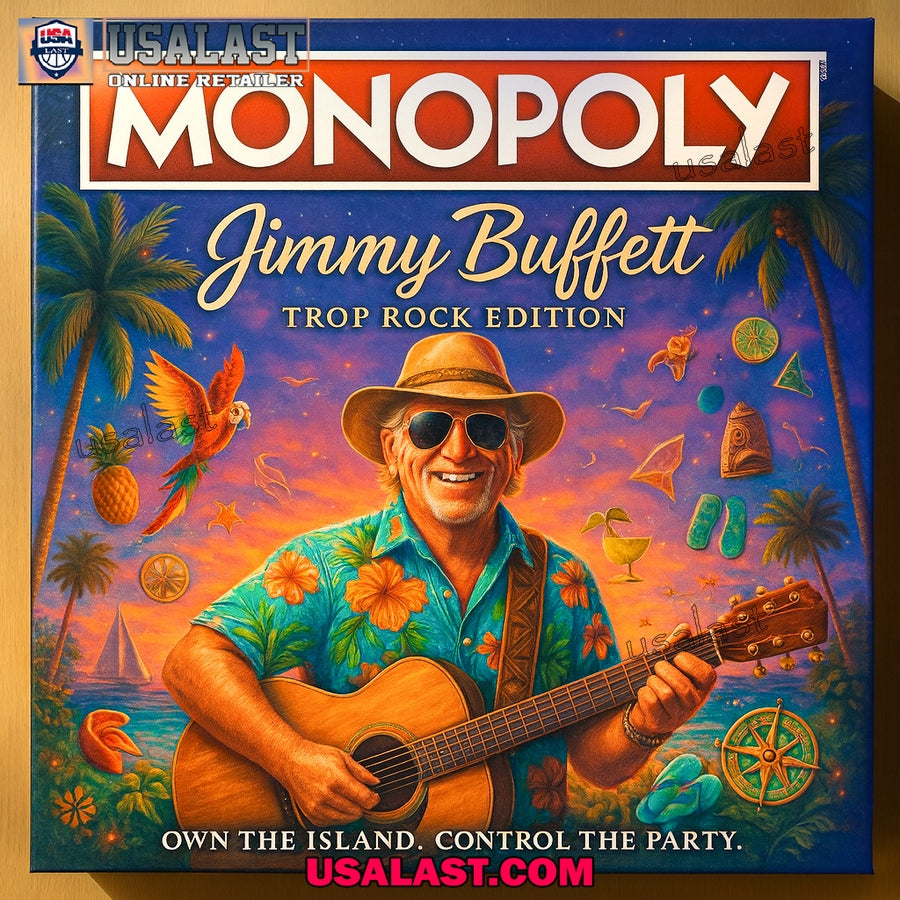 Jimmy Buffett Trop Rock Edition Monopoly Board Game
