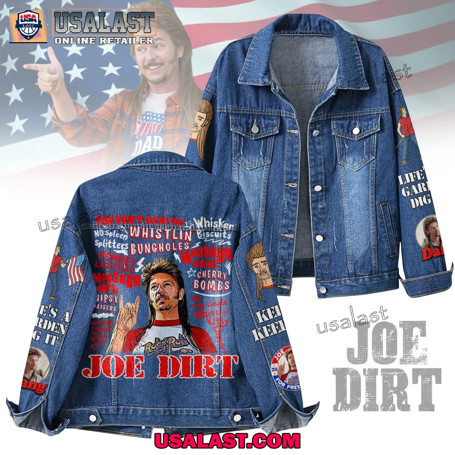 Joe Dirt Comedy Film Denim Jacket