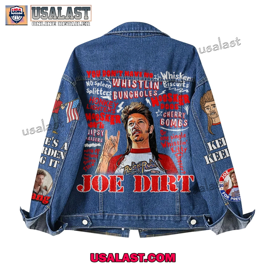 Joe Dirt Comedy Film Denim Jacket