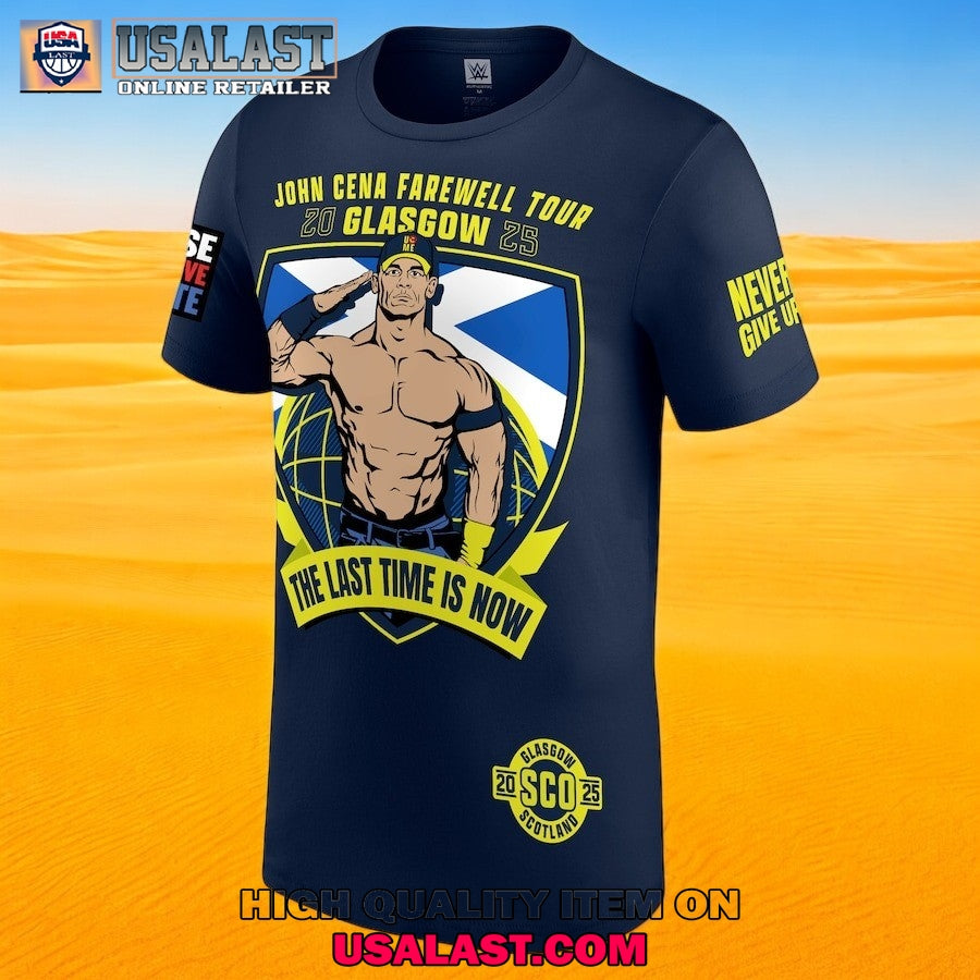 John Cena Farewell Tour 2025 Glasgow T-Shirt