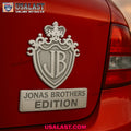 Jonas Brother Edition Custom 3D Car Badge Sticker