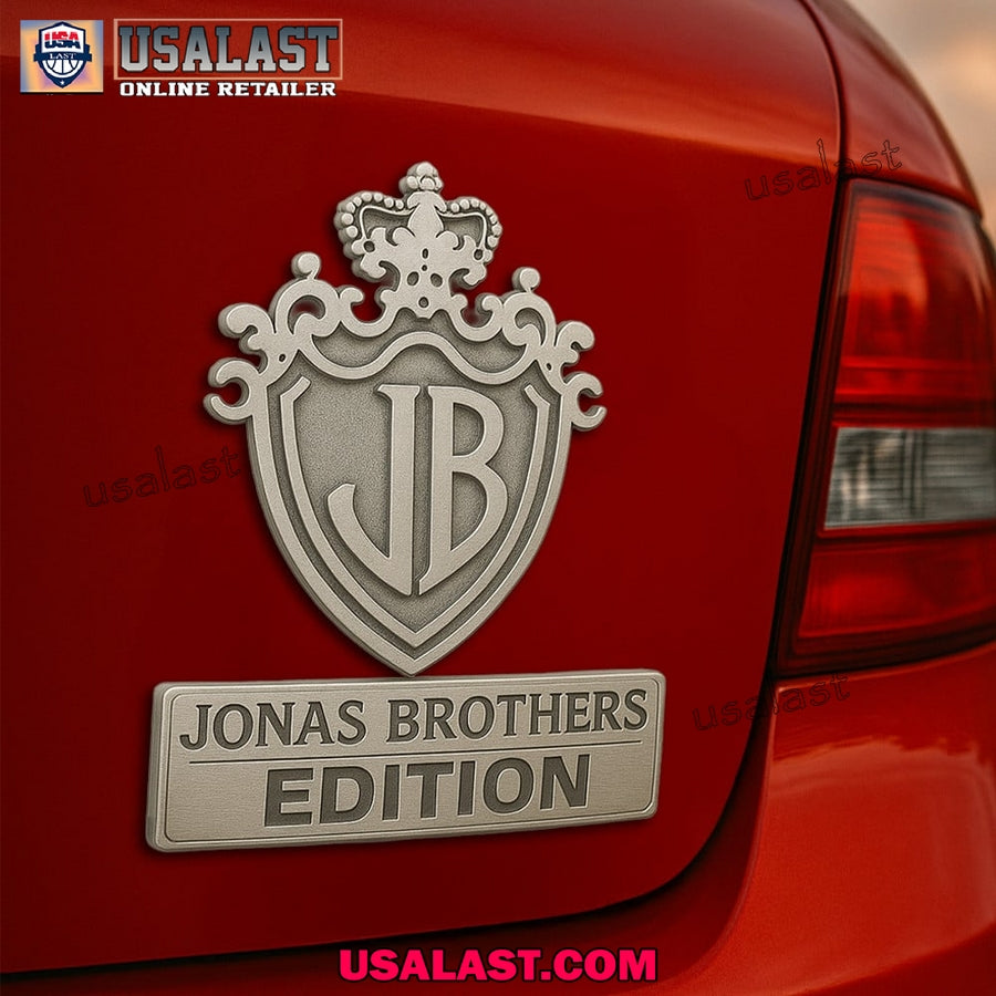 Jonas Brother Edition Custom 3D Car Badge Sticker