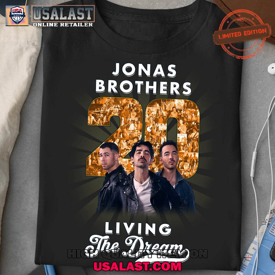Jonas Brothers 20 Years Living The Dream Unisex T-Shirt