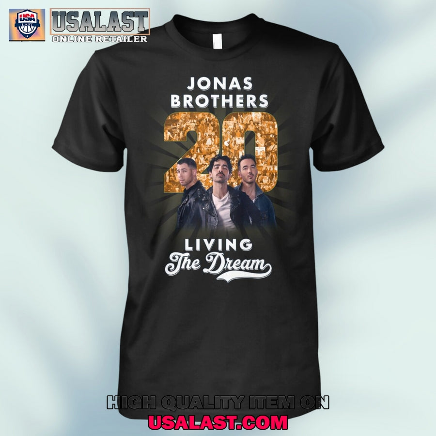 Jonas Brothers 20 Years Living The Dream Unisex T-Shirt
