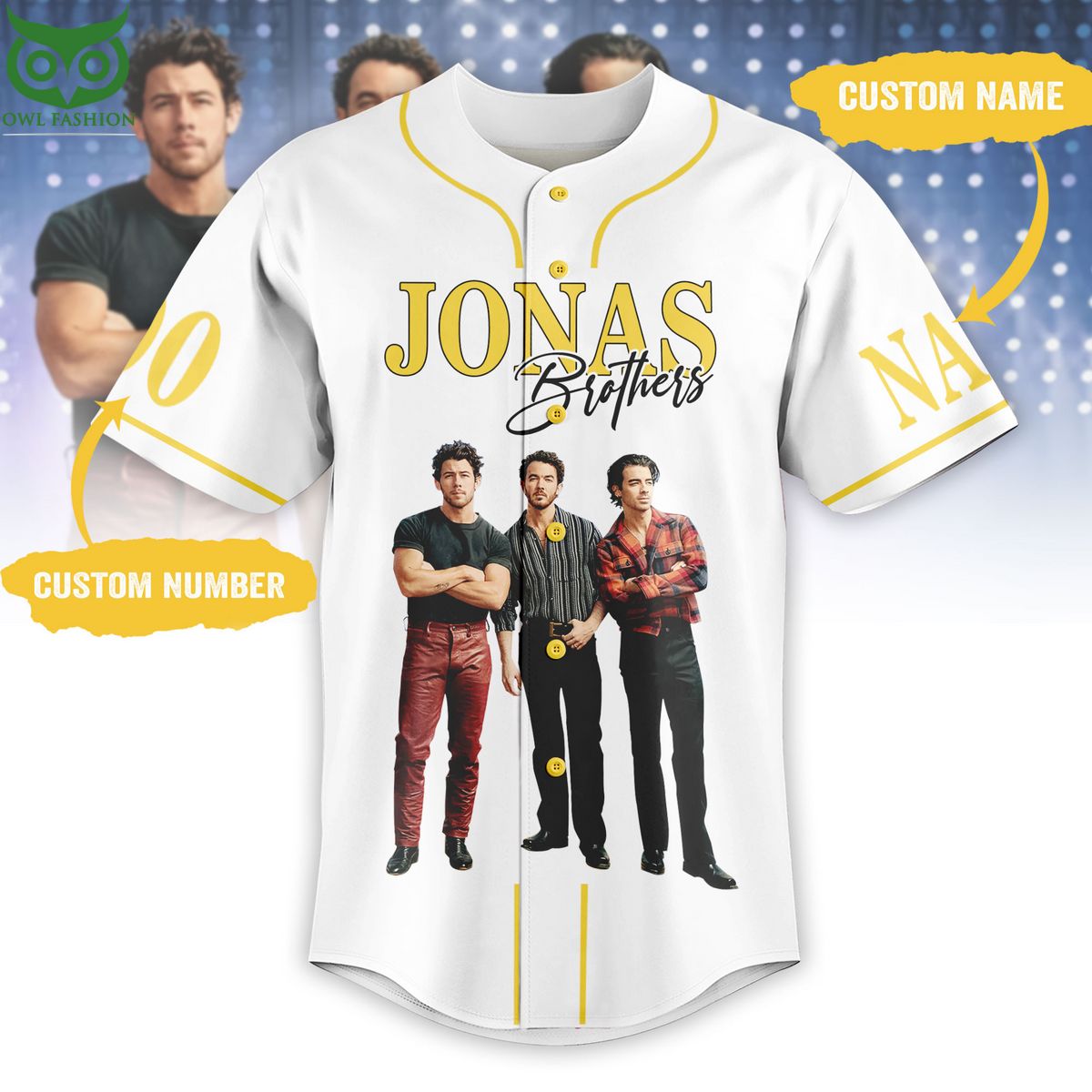 Jonas Brothers Albums Customized Baseball Jersey Shirt