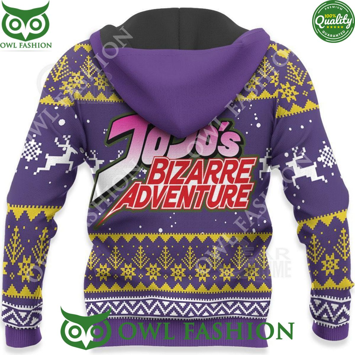 Josuke Higashikata Jojo Bizarre Adventure Ugly Christmas Sweater Jumper