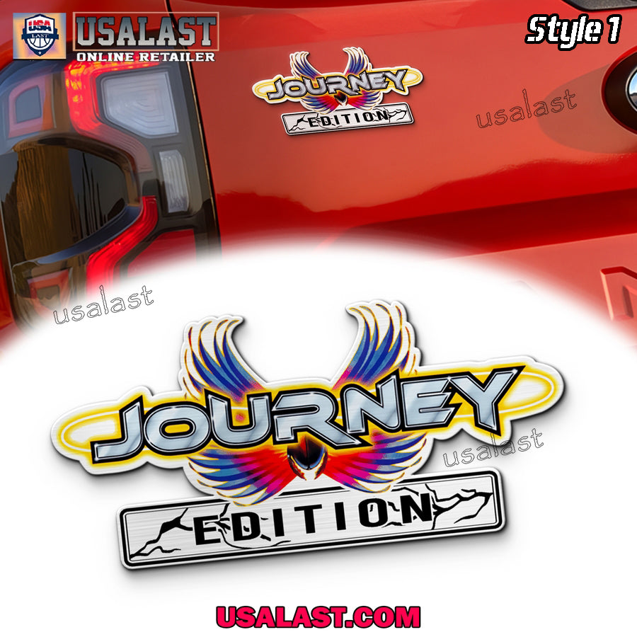 Journey Band Edition 3D Engraved Car Name Emblem