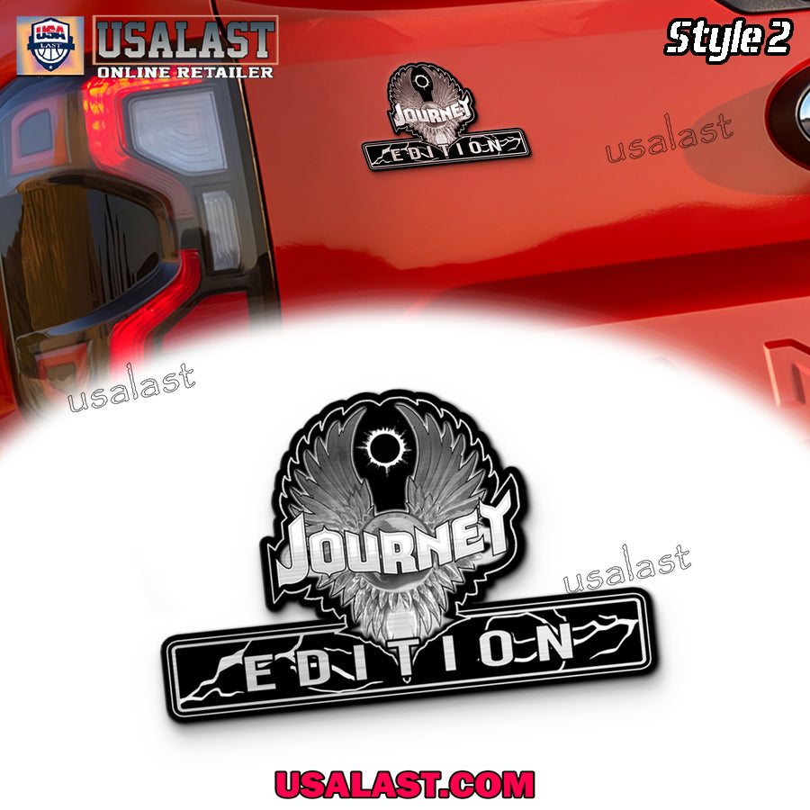 Journey Band Edition 3D Engraved Car Name Emblem