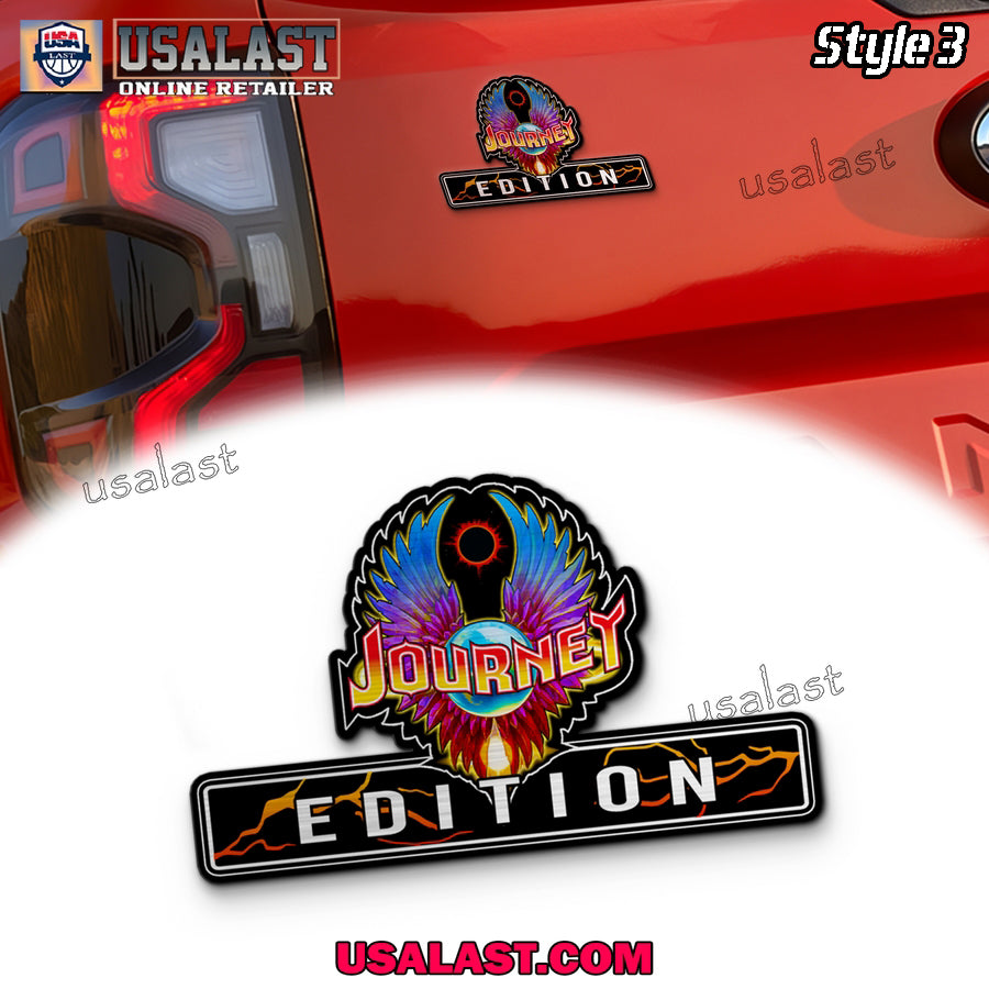 Journey Band Edition 3D Engraved Car Name Emblem