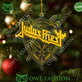 Judas Priest Clear Invincible Shield Tour 2024 1 sided Acrylic Ornament