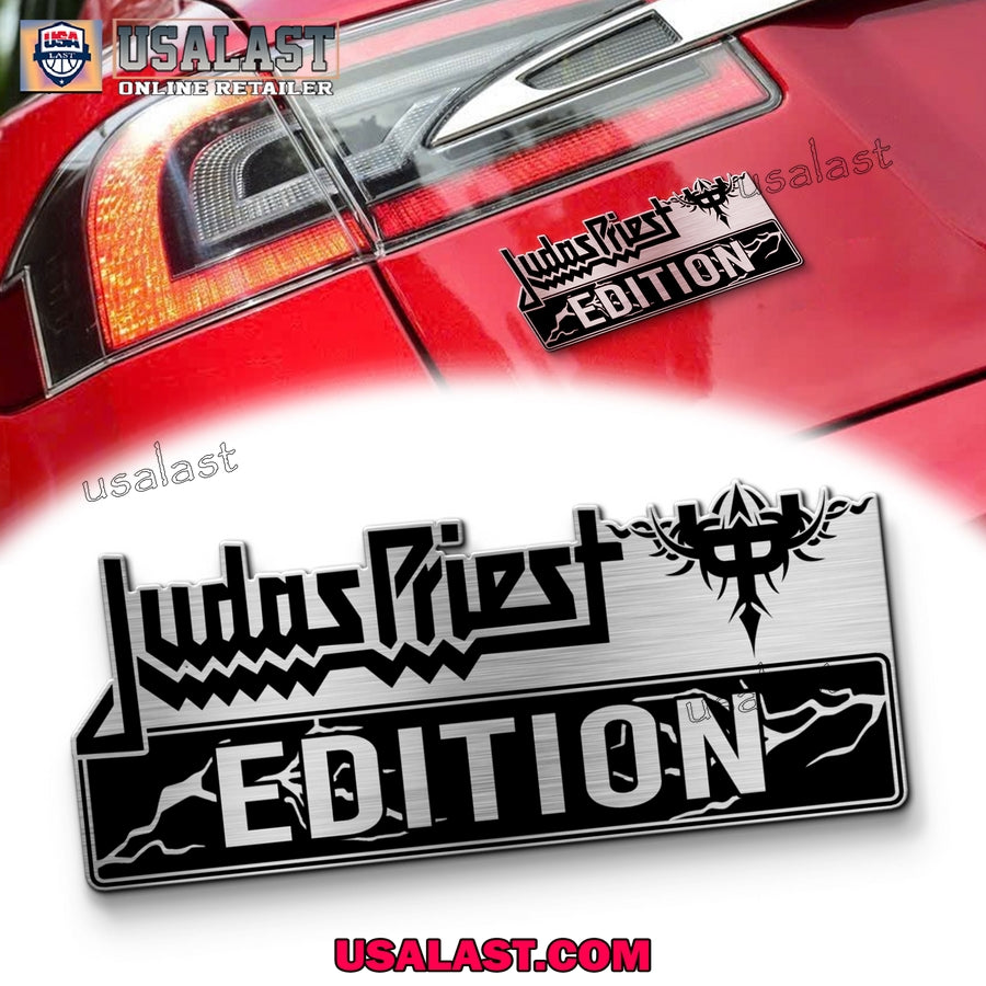 Judas Priest Edition 3D Engraved Car Name Emblem