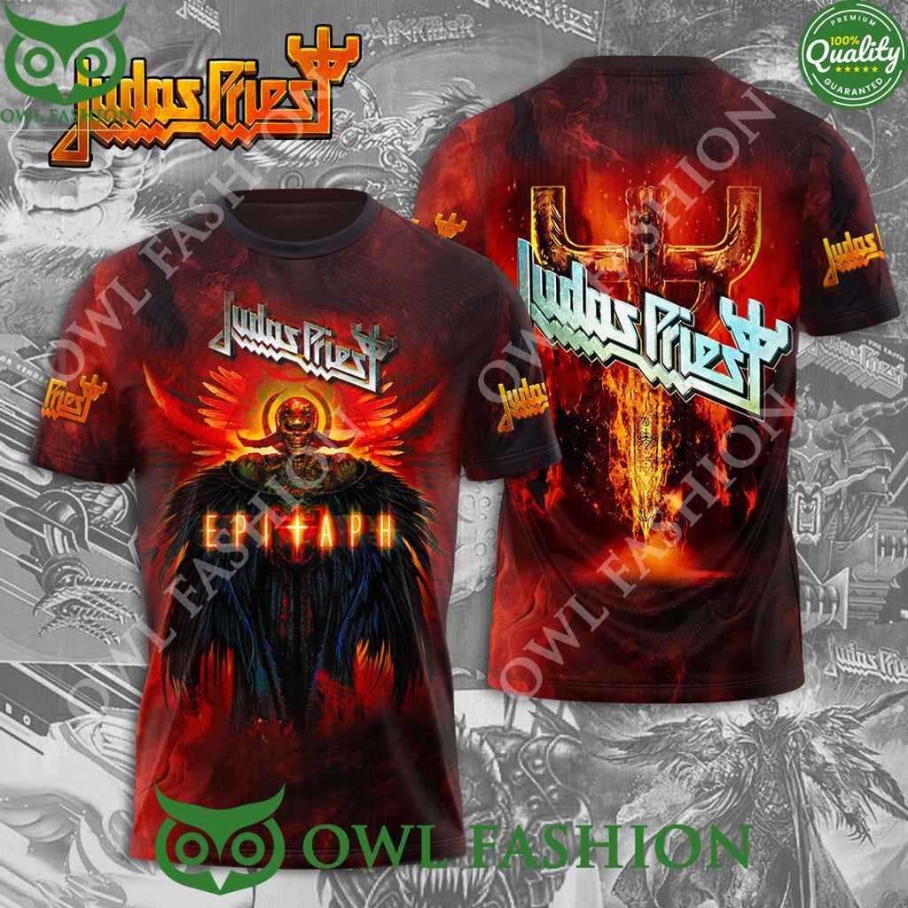 Judas Priest Epitaph Live Album 3D T-shirt