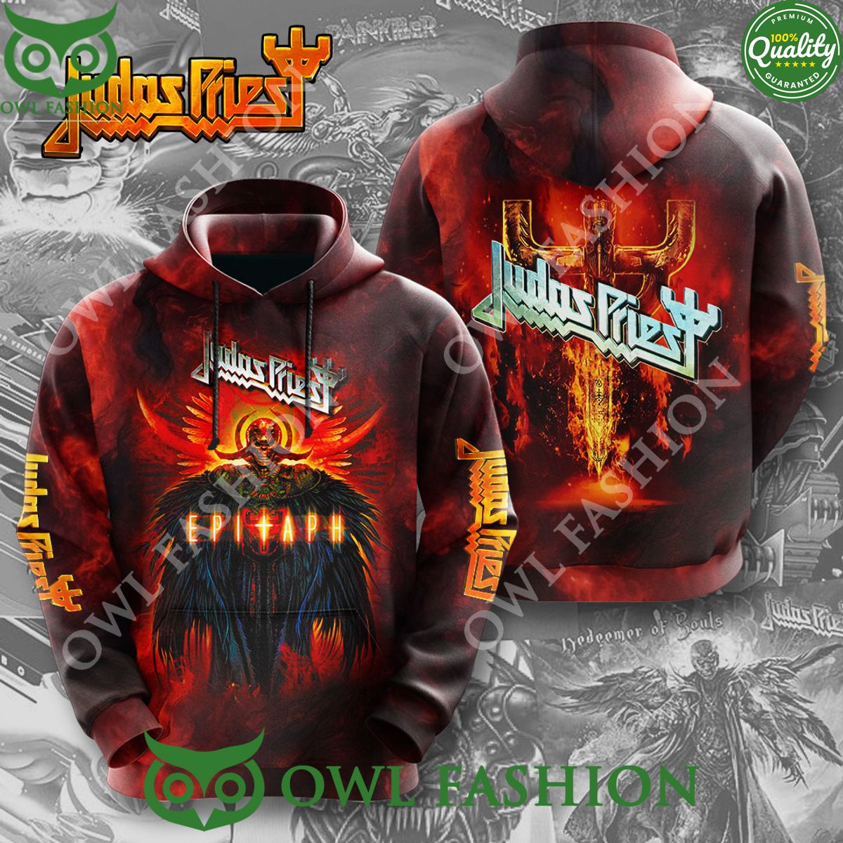 Judas Priest Epitaph Live Album 3D T-shirt