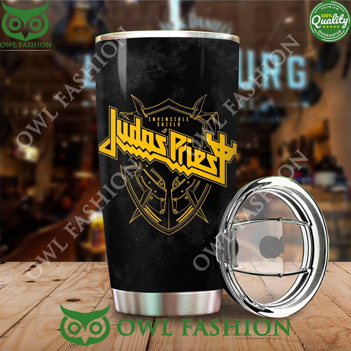 Judas Priest Invincible Shield Plus Special Guests Tumbler Cup