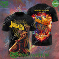 Judas Priest Sabaton Invincible Shield Tour USA 2024 3D t shirt