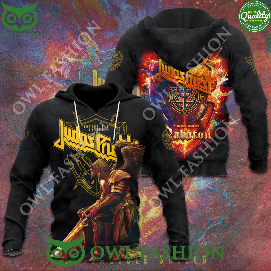 Judas Priest Sabaton Invincible Shield Tour USA 2024 3D t shirt