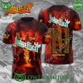 Judas Priest World Tour Schedule 3D T-shirt