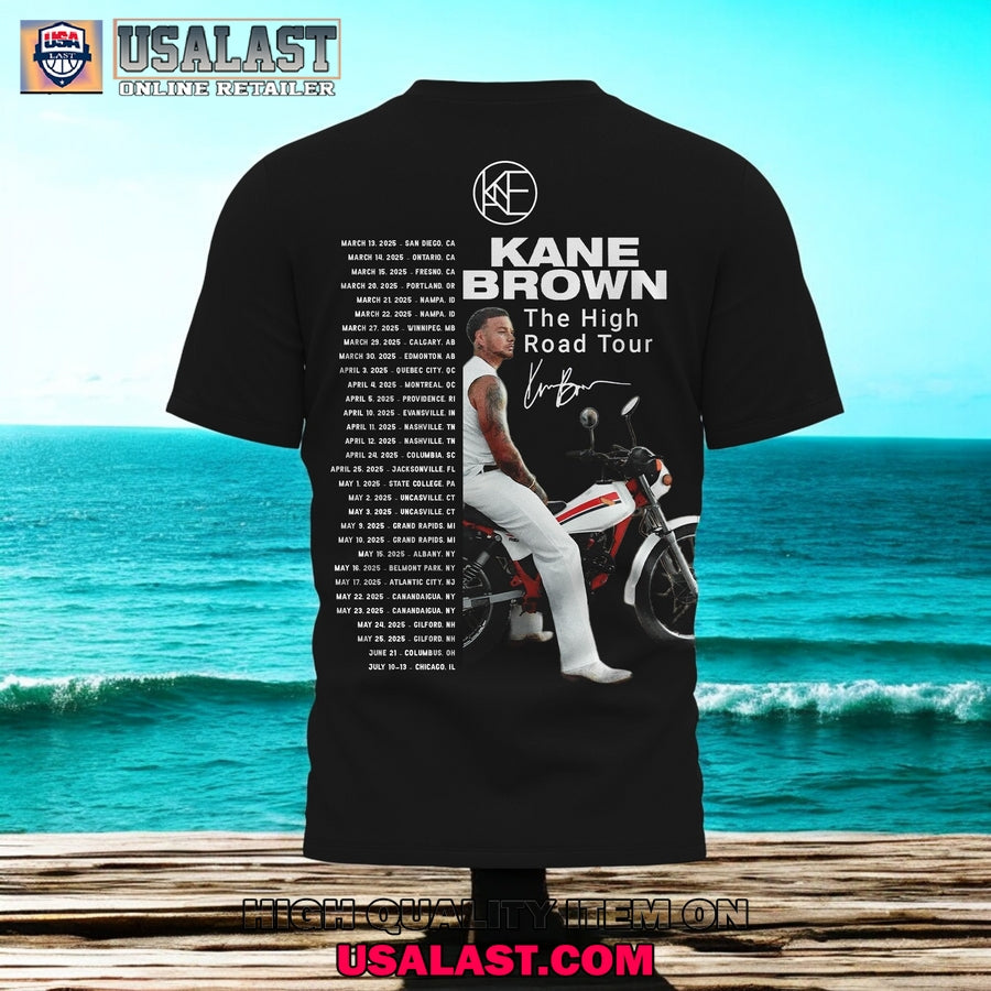 Kane Brown The High Road Tour 2025 3D Shirt