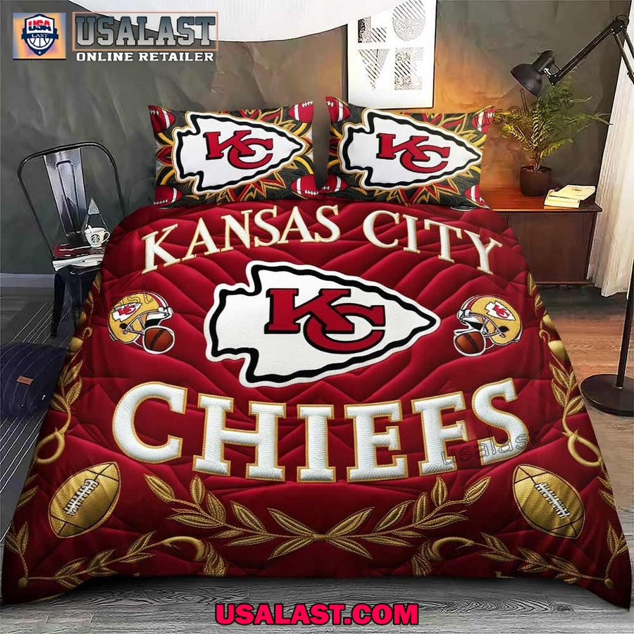 Kansas City Chiefs Football Premium Bedding Set