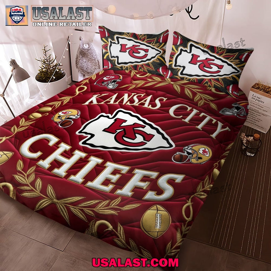Kansas City Chiefs Football Premium Bedding Set