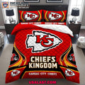 Kansas City Football Chiefs Kingdom Bedding Set Duvet Cover
