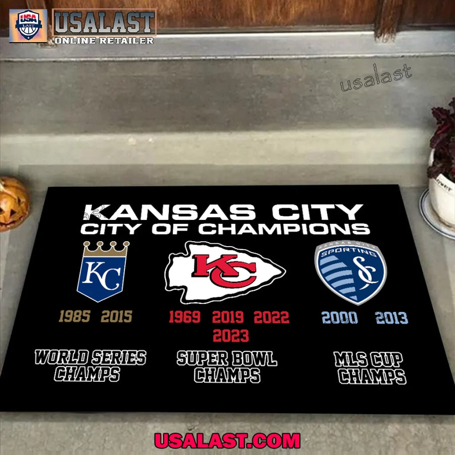 Kansas City of Champions Doormat
