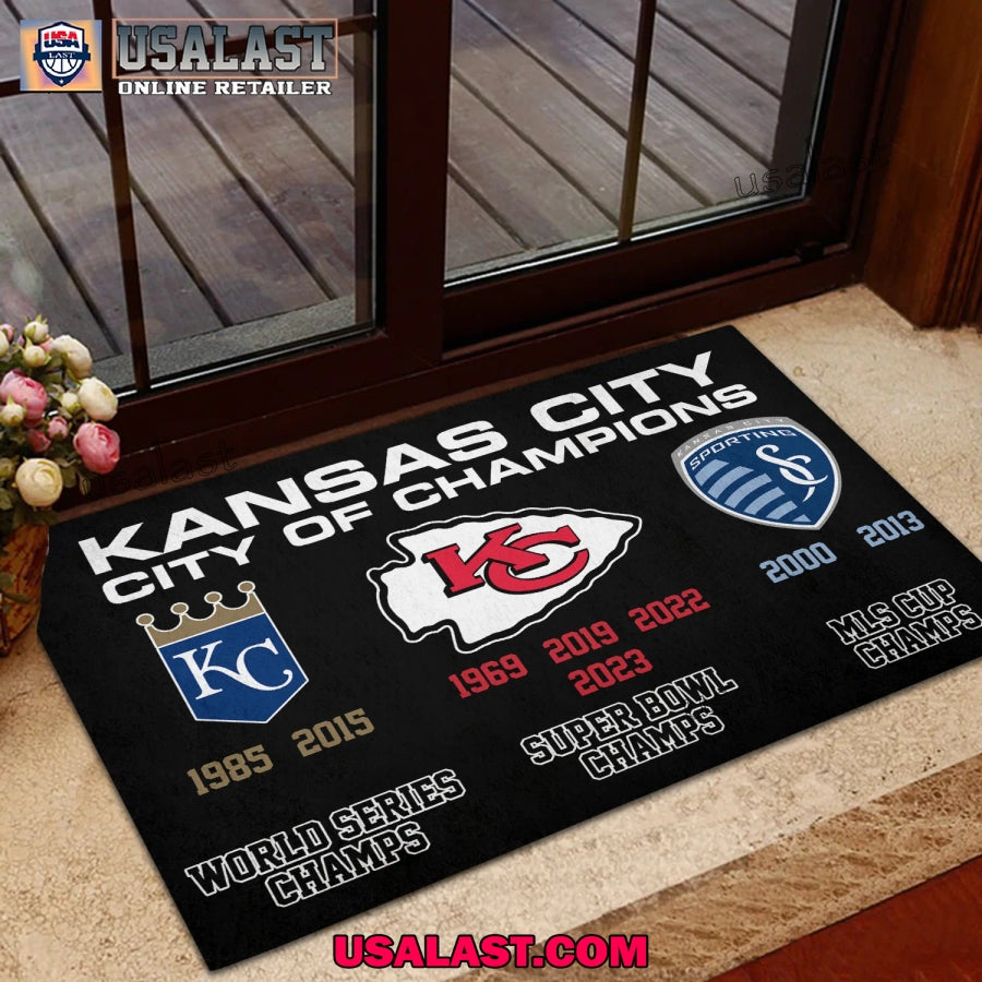 Kansas City of Champions Doormat