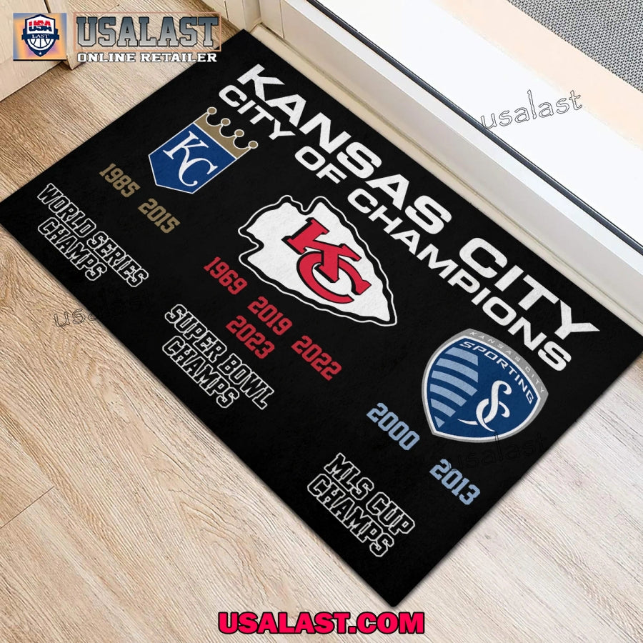 Kansas City of Champions Doormat