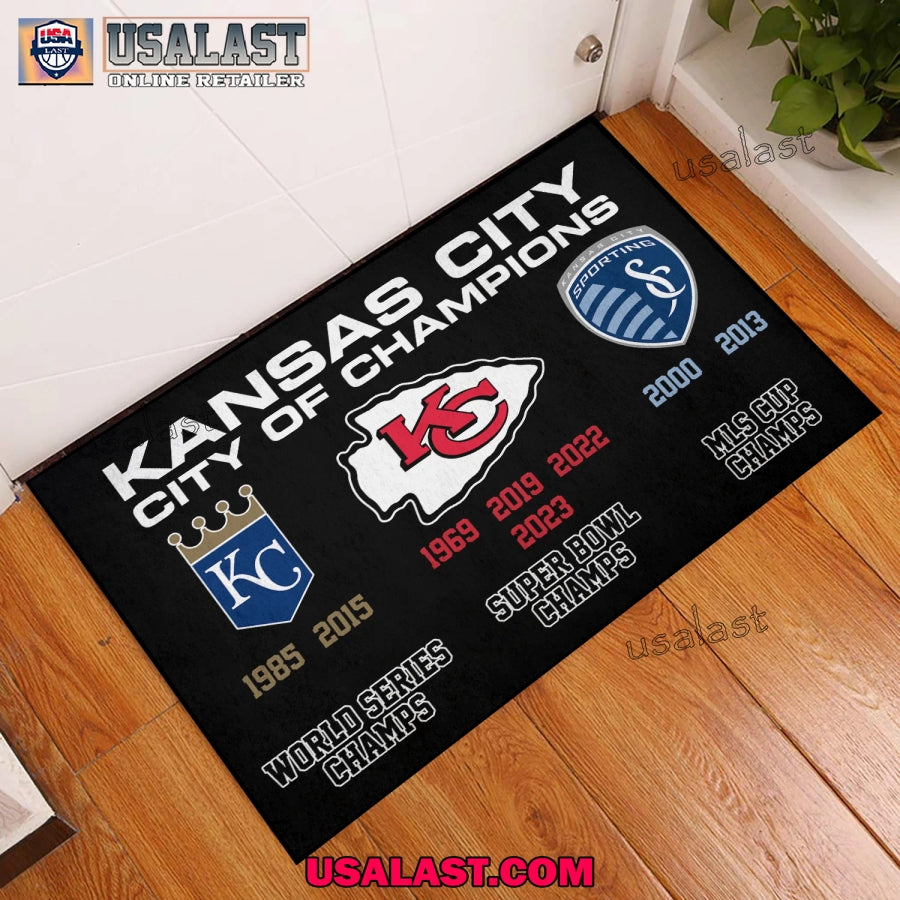 Kansas City of Champions Doormat