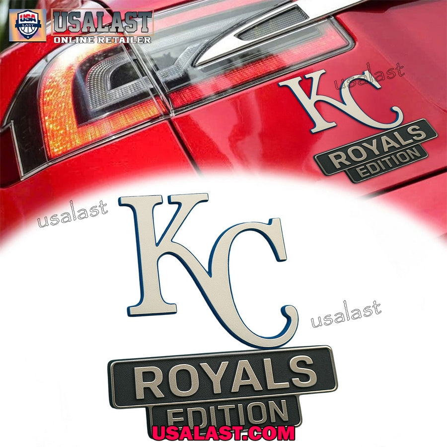 Kansas City Royals Car Emblem Custom 3D Badge