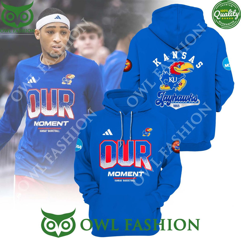 Kansas Jayhawks 1865 Mens Basketball OUR Moment NCAA T Shirt