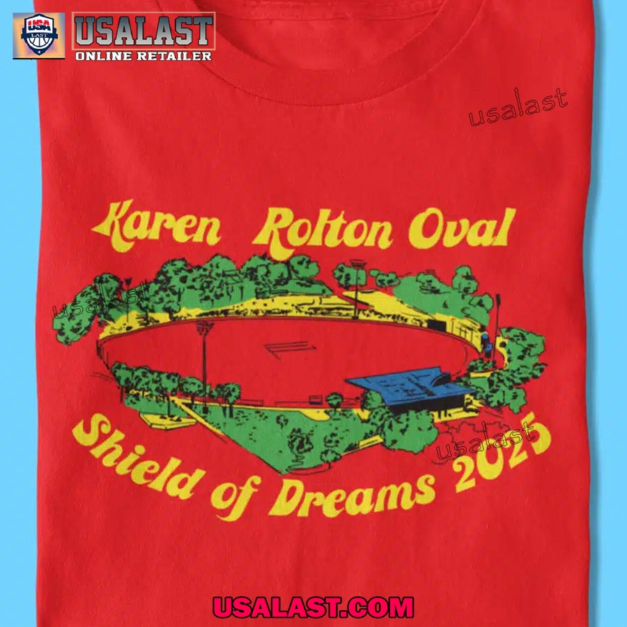 Karen Rolton Oval Shield of Dreams Tee Shirt