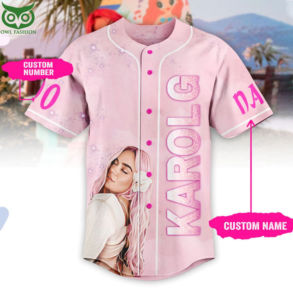Karol G Albums Customized Baseball Jersey Shirt