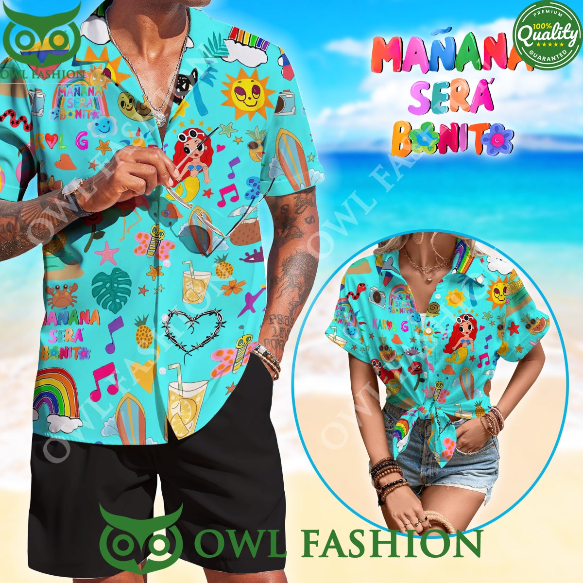 Karol G Manana Sera Bonito Cute Hawaiian shirt