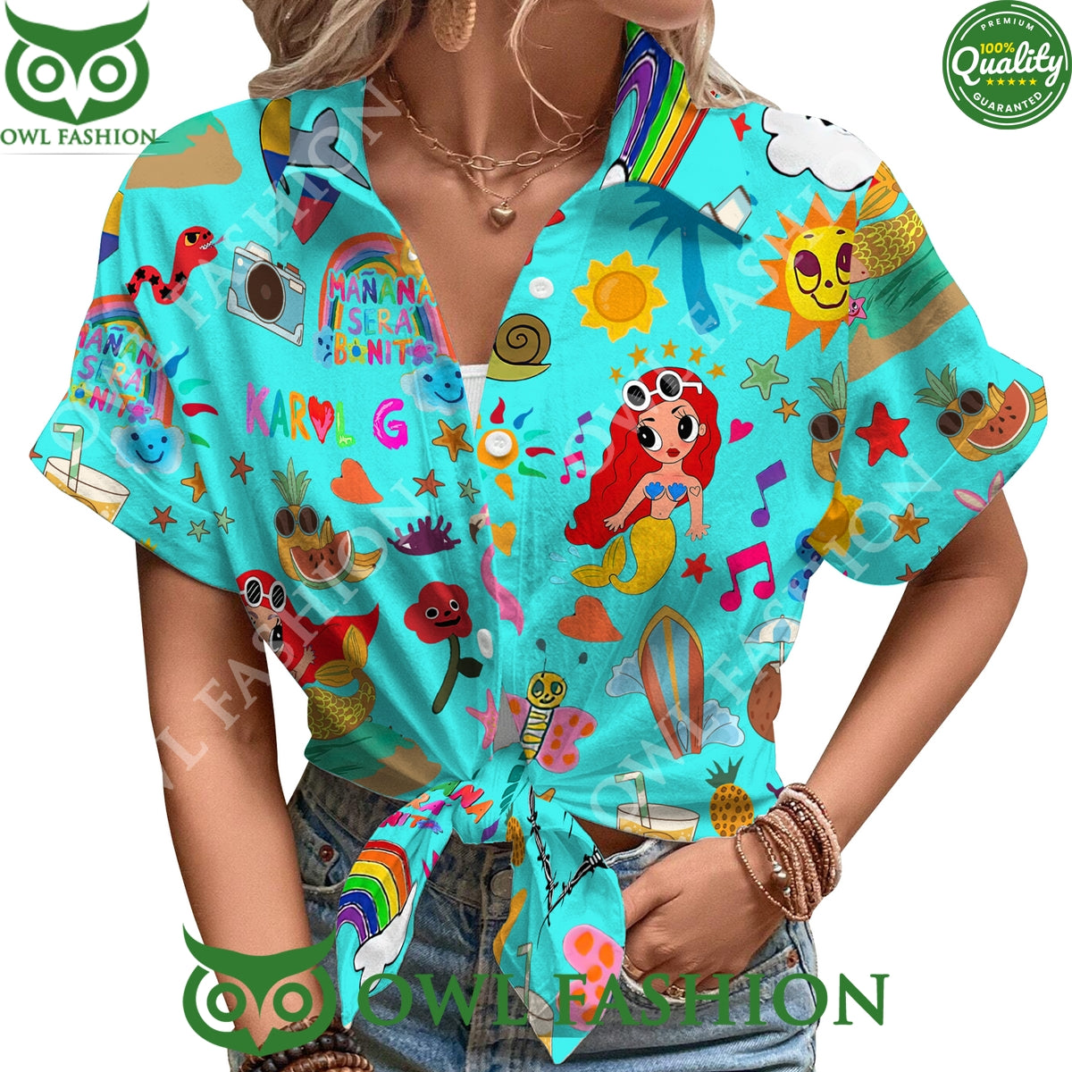 Karol G Manana Sera Bonito Cute Hawaiian shirt