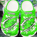 Kawasaki Logo scratch wolf claw Custom Name Car Motor Croc