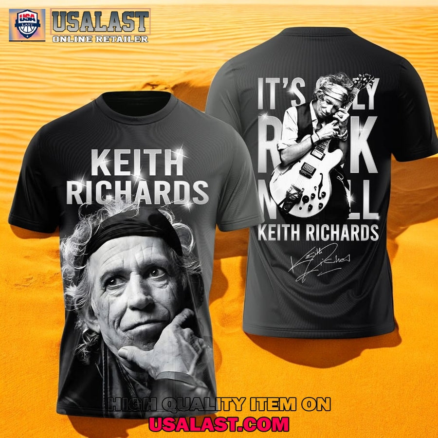 Keith Richards It’s Only Rock N Roll 3D Shirt